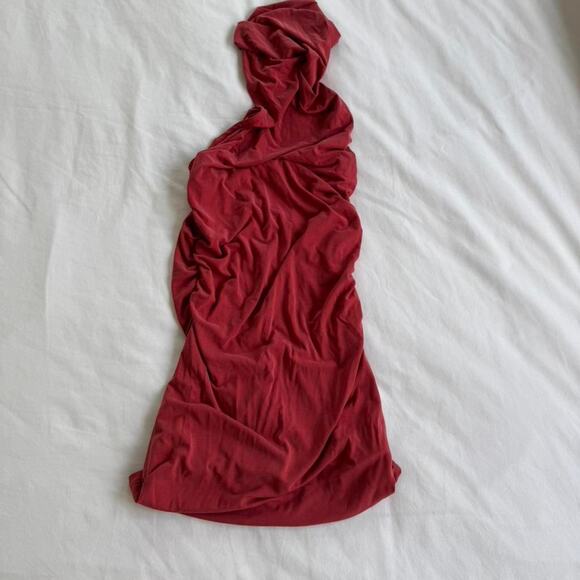 Paloma wool burgundyred halter top - Picture 2 of 6